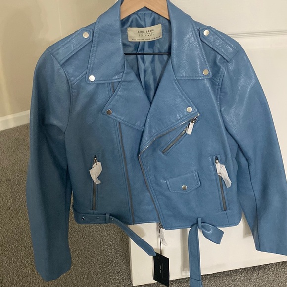 Zara Leather Jacket - Picture 1 of 3